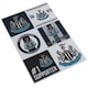 image 2 of Newcastle United FC Car Decal Set (Pack of 6) - White/Blue/Black - One Size | Multi | White