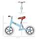 image 5 of HOMCOM 12  Kids Balance Bike No Pedal Bicycle EVA Tire Adjustable Seat Toddler Training Bike With Shock Absorber 2 - 5 Years Gift for Boys Girls Blue
