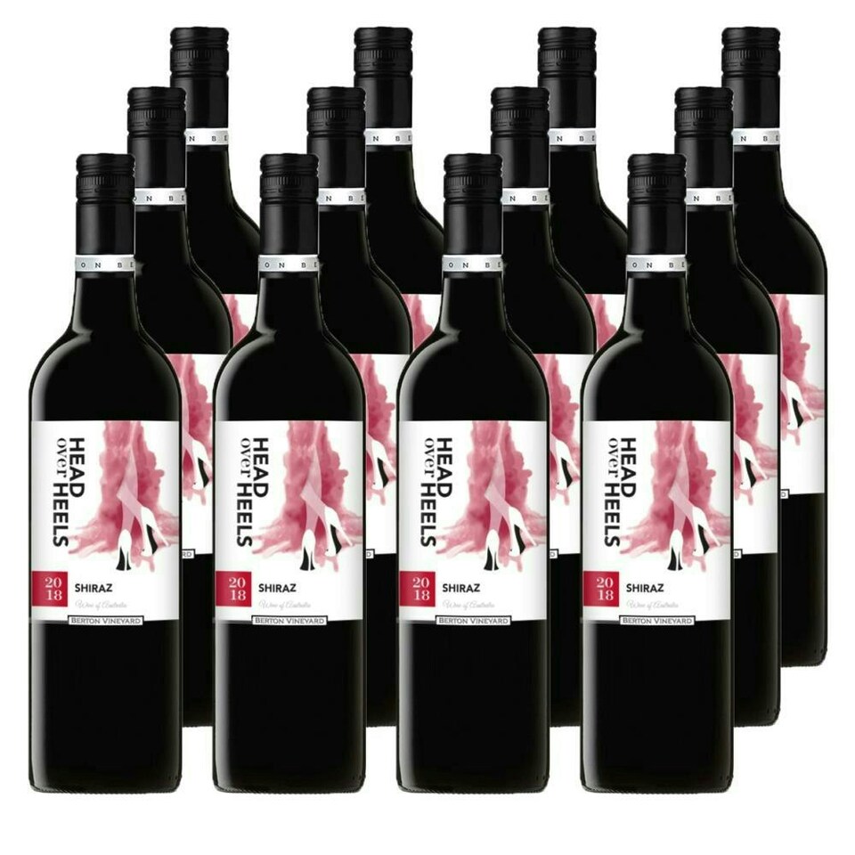 Case of 12 Head over Heels Shiraz 75cl Red Wine
