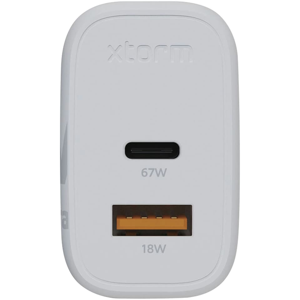 image 1 of Xtorm GaN2 Ultra XEC067 USB Charger (EU Plug) - White - One Size