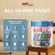 image 3 of InsOpaint ULTRA - 9 IN1 Interior & Exterior Paint-  Insulating & Energy Saving Interior Walls & Ceilings - Matchstick - 1L