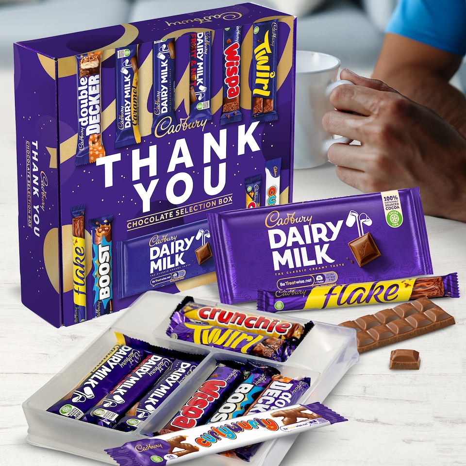 image 1 of Cadbury Thank You Chocolate Selection Box