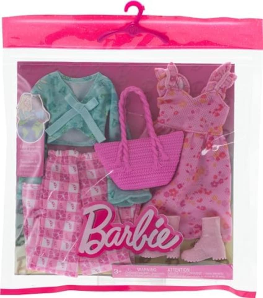 image 1 of Barbie Doll Clothing, Fashion and Accessory Pack with Cottage Core Theme