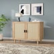 image 4 of Living and Home Rattan Sideboard with Double Doors