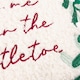 image 5 of Furn Mistletoe Wreath Embroidered Cushion | Multi | Multicolour