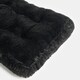 image 6 of OHS Soft Cosy Warm Fluffy Pet Dog Cat Large Cushioned Plump Plush Mat, 80x60cm Black | L