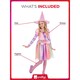 image 5 of Pastel Rainbow Witch Girls Fancy Dress Costume Kids Medium - Age 7-9