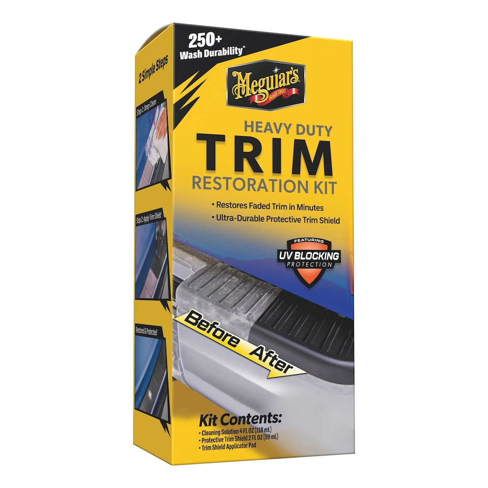 image 1 of Meguiar's Heavy Duty Trim Restoration Kit Black Plastic G250100EU