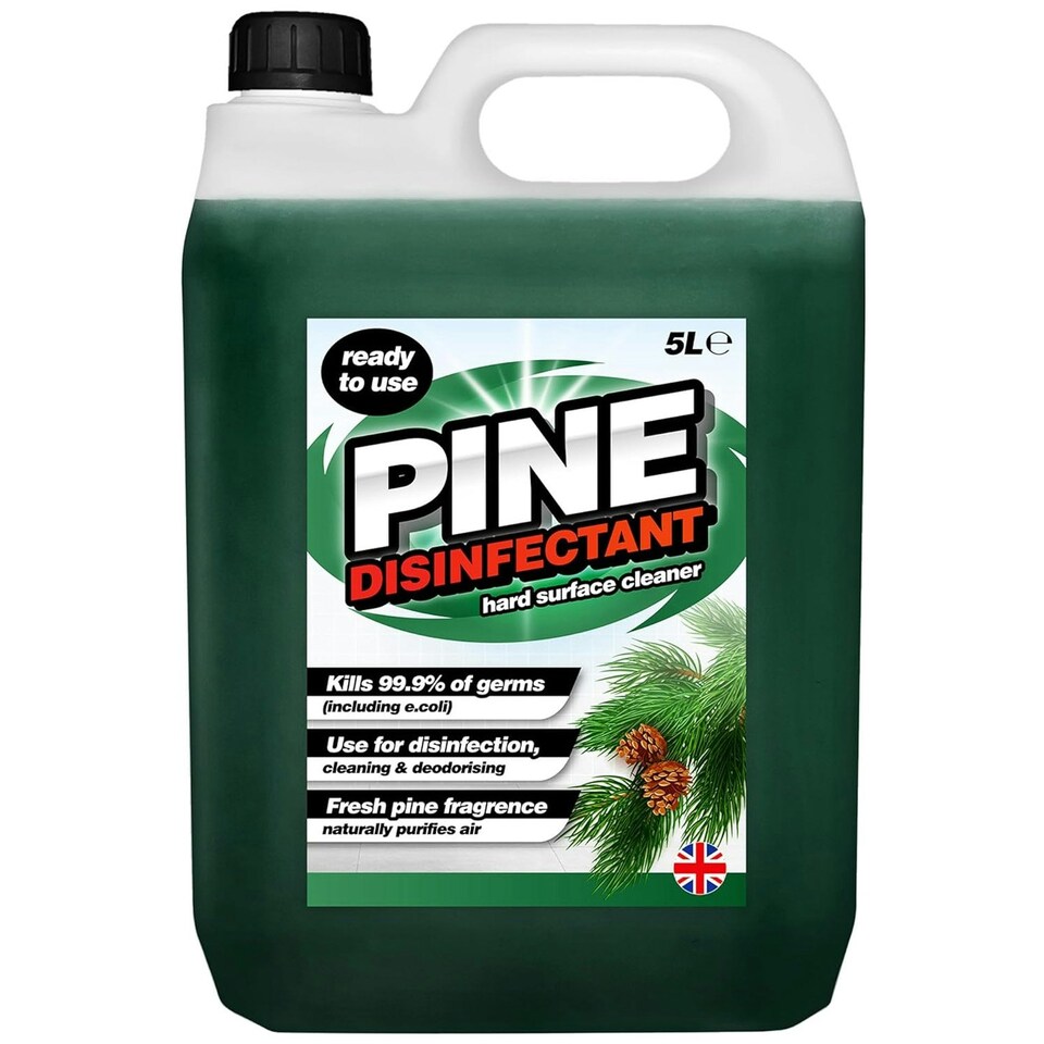image 1 of 1 x 5L Pine Disinfectant Perfect For All Hard Surfaces Cleans, Purifies & Deodorises