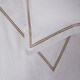 image 5 of Carlton Embroidered Duvet Set Double Bed Taupe