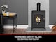 image 5 of OKO S2 Bio Ethanol Stove in Charcoal Grey with Angled Stove Pipe