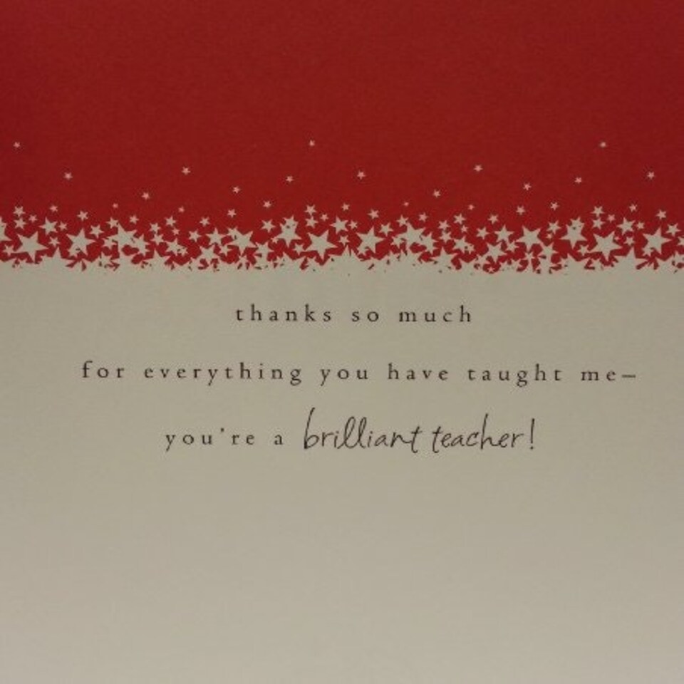 image 1 of For Special Teacher Elliot And Buttons With Trophy Thank You Card