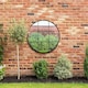 image 5 of The Circulus - Black Metal Frame Round Garden Wall Mirror 39" x 39" (100x100CM) Black