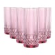 image 1 of Bormioli Rocco America '20s Highball Glasses - 490ml - Lilac Rose - Pack of 6 | Pink | Lilac Rose
