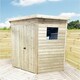 image 3 of 8 x 8 CORNER Pressure Treated Wooden Workshop / Garden Shed + Windows  (8' x 8' / 8ft x 8ft) (8x8)
