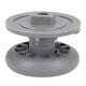 image 10 of SPARES2GO Guide Support Rail Basket Wheel for Midea UBMIDW45 Dishwasher