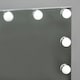 image 6 of HOMCOM Hollywood Makeup Mirror with Led Light Dimmer Cosmetic Beauty Stage