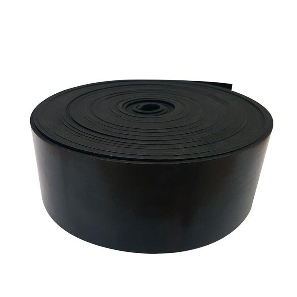 Commercial Rubber Webbing Strip 3mm x 75mm x 10m - One Colour - One Size