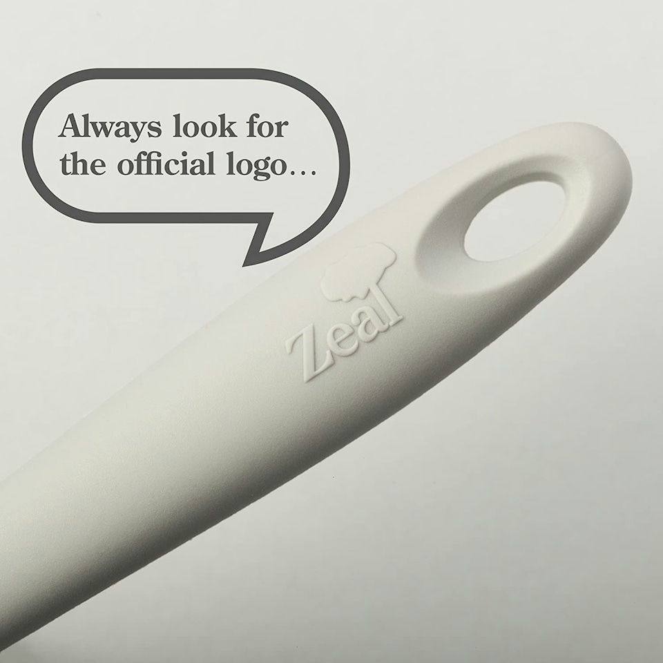 image 1 of Zeal Silicone Spatula Spoon, 20cm, French Grey