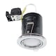 image 4 of ValueLights Downlight Tiltable Fire Rated Chrome Ceiling Light Fitting Single Pack