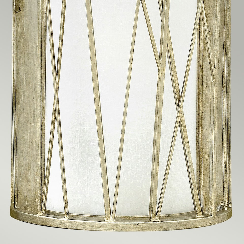 image 1 of Nest 1 Light Indoor Wall Light Silver Leaf, E27