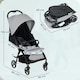 image 7 of AIYAPLAY Travel Stroller with Easy Folding, Lightweight Pushchair Grey | Light Grey