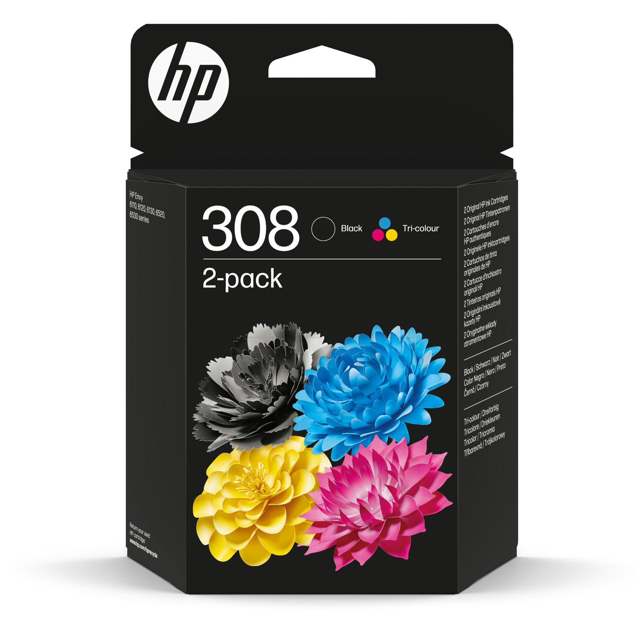 Tusco Ink HP 308 Black & Colour Genuine Ink Cartridge - Tesco Groceries