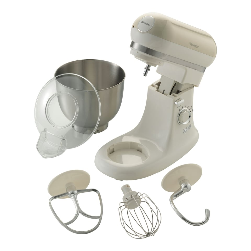 image 1 of Ariete 8803 Vintage Stand Mixer, 5.5 Litre, 2400 W, Cream