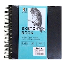 Spiral Sketch Book 15.2 x 15.2cm