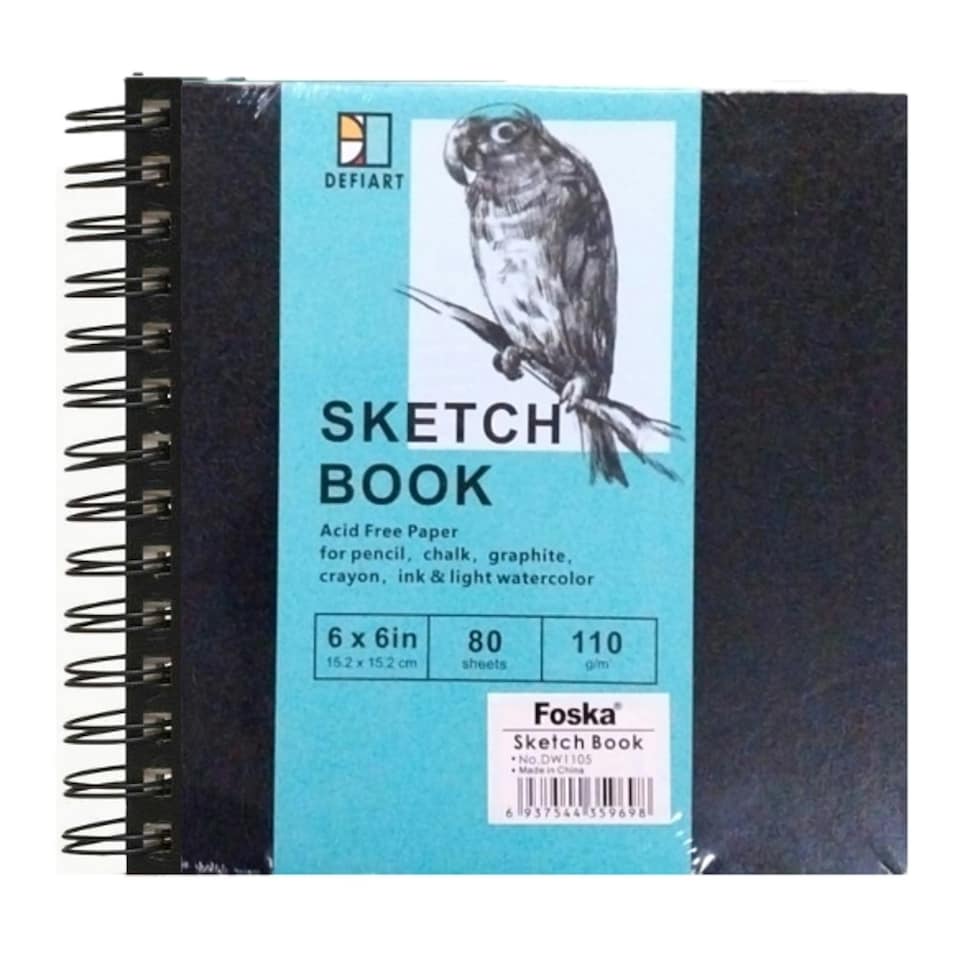 image 1 of Spiral Sketch Book 15.2 x 15.2cm