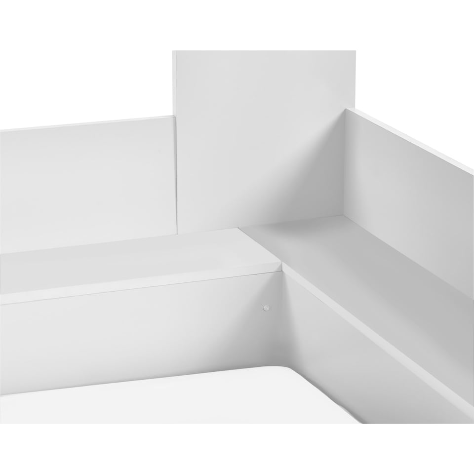 image 1 of Cobaltwood Bunk Bed All White -  Single (90cm)