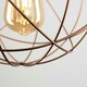 image 2 of ValueLights Retro Style Copper Metal Basket Cage Ceiling Pendant Light Shade