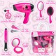image 2 of Hairdressing & Vanity Beauty Set for Kids – Portable Role Play Styling Kit with Fashion Handbag