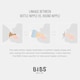 image 5 of BIBS BPA-Free PP 270ml Baby Bottle Latex 1 Pack Medium Flow Blush | Pink | M