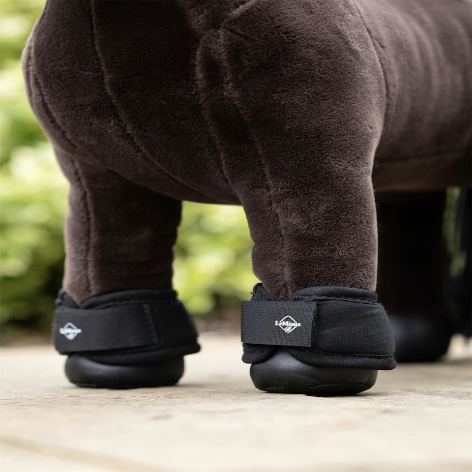 image 1 of LeMieux Toy Pony Over Reach Boots Black | One Size