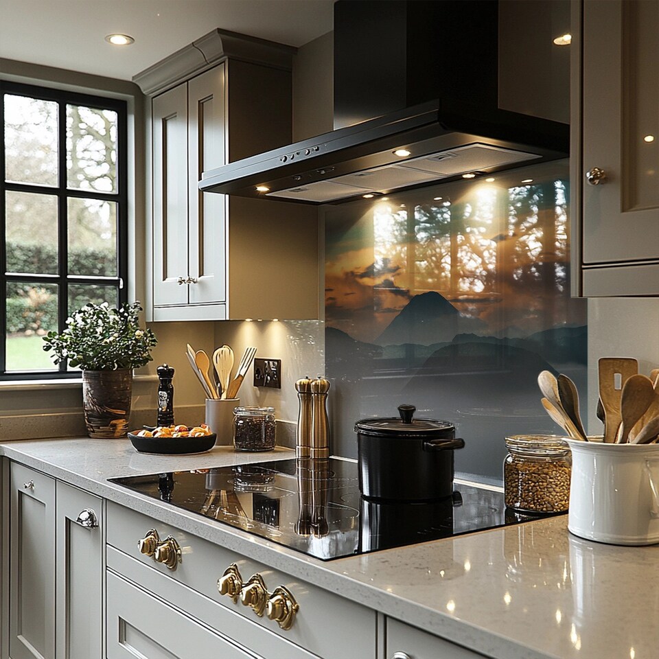 image 1 of Bromo in morning time Designer Splash Back   Designer Splash Back | White