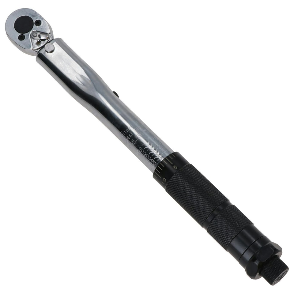 image 1 of 1/4in Drive Micrometer Adjustable Click Torque Wrench Ratchet 2.26 - 22.6Nm