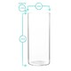 image 3 of Argon Tableware Glass Storage Jars with Metal Lids - 1.5 Litre - Gold - Pack of 6