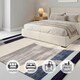 image 4 of Short Pile Rectangular Arch Pattern Rug 80x150cm