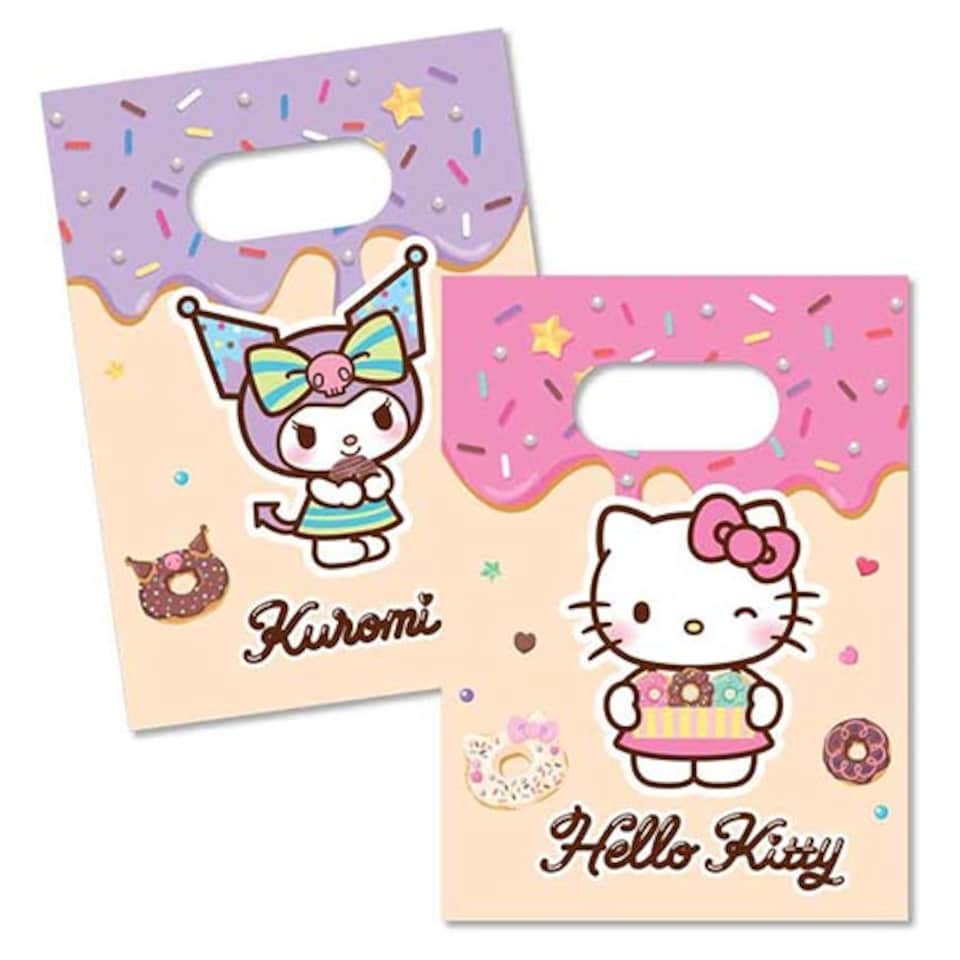 Hello Kitty & Kuromi Paper Party Bags - Pack of 4 - Tesco Groceries