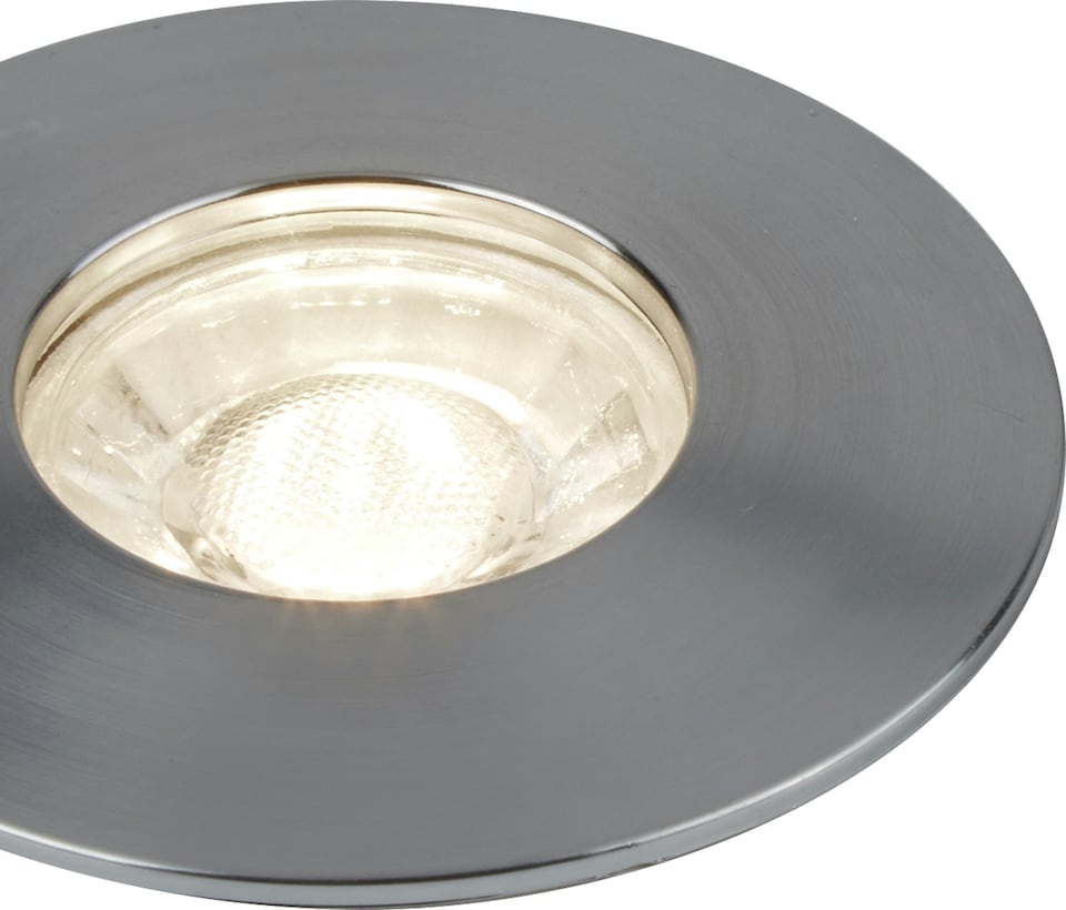 image 1 of Pack X 3 LED Recessed Satin Silver Light