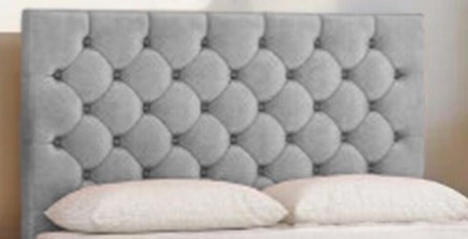 image 1 of Athens Plush Bed Set With Mattress, 2 Drawers Same Side & 24"Headboard