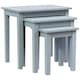 image 1 of Vida Designs Yorkshire Set of 3 Nest of Tables Sofa Side End Table, Grey