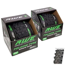 AWE AWERide Set x 2 24" x 1.95" Folding Tyre Bike/E-Bike 40 PSI + 30 TPI