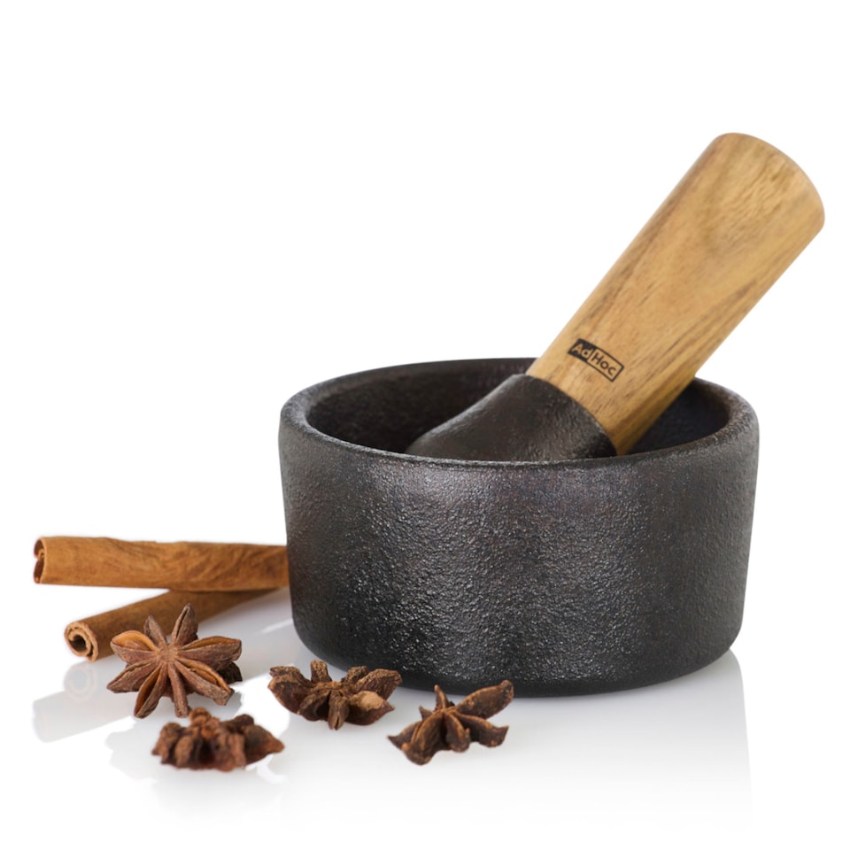 image 1 of AdHoc Camo 10 Mortar and Pestle - Black/Brown
