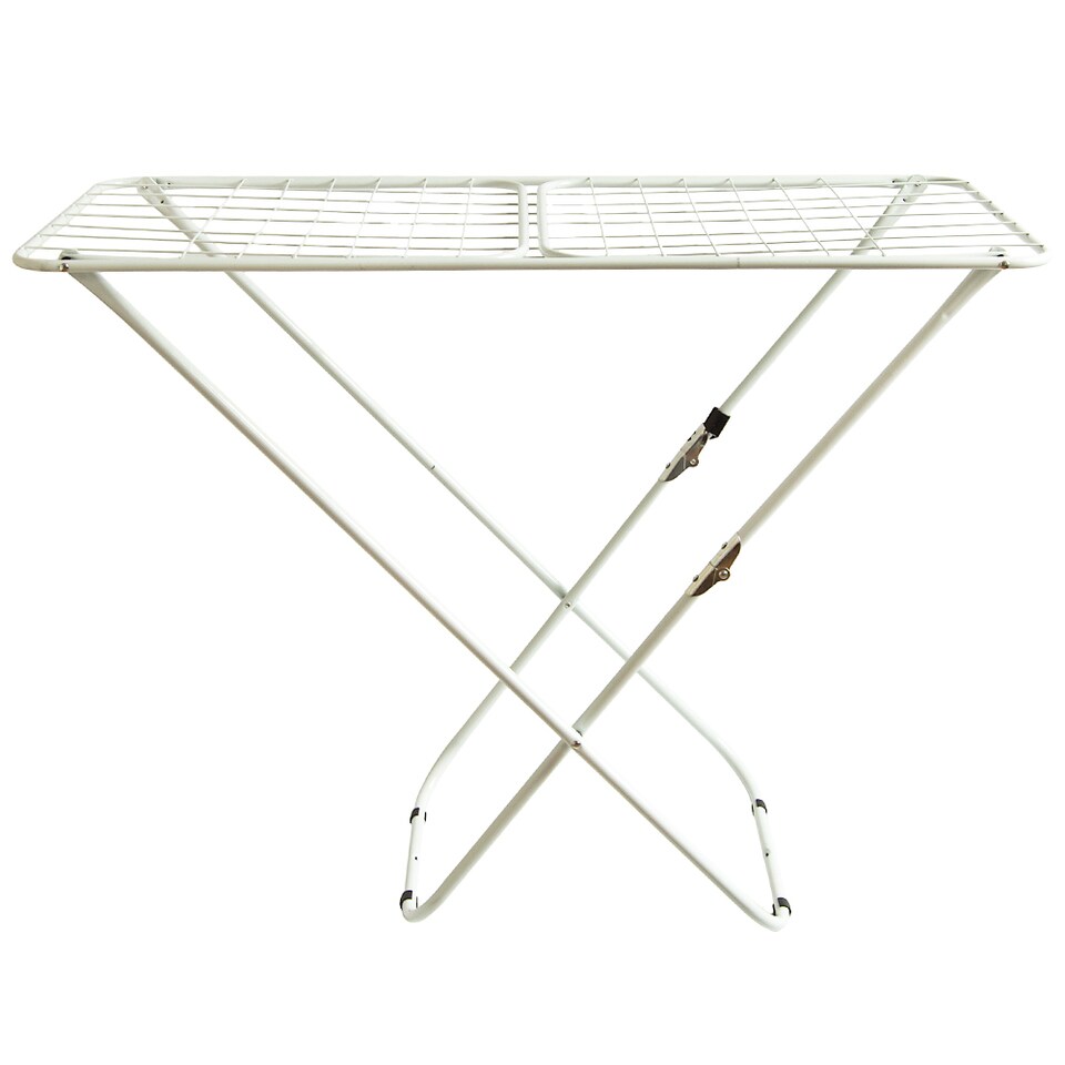 image 1 of Home Vida Winged Airer Freestanding Metal Folding Clothes Drying Rack