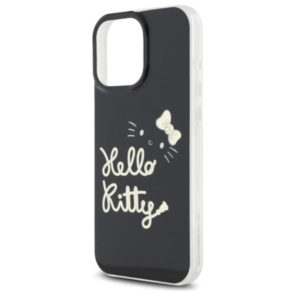 image 1 of Hello Kitty IML Golden Diva Case with MagSafe for iPhone 16 Pro Max 6.9 Black - HKHMP16XHGDIK
