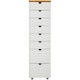 image 3 of Gava Chest 8Drawers  WhiteSt 34x39x102cm