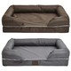 image 4 of Cosy Couch Mattress Dog Bed Brown | L