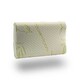 image 7 of Small Bamboo Memory Foam Contour Neck Support Organic Orthopaedic Pillow Green